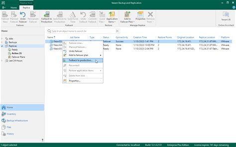 veeam failback to production.